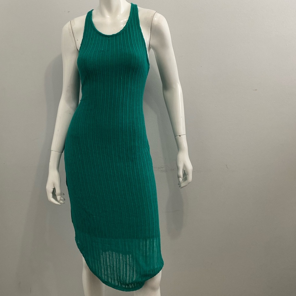 Willow And Noot Green Bodycon Dress Size L (L)